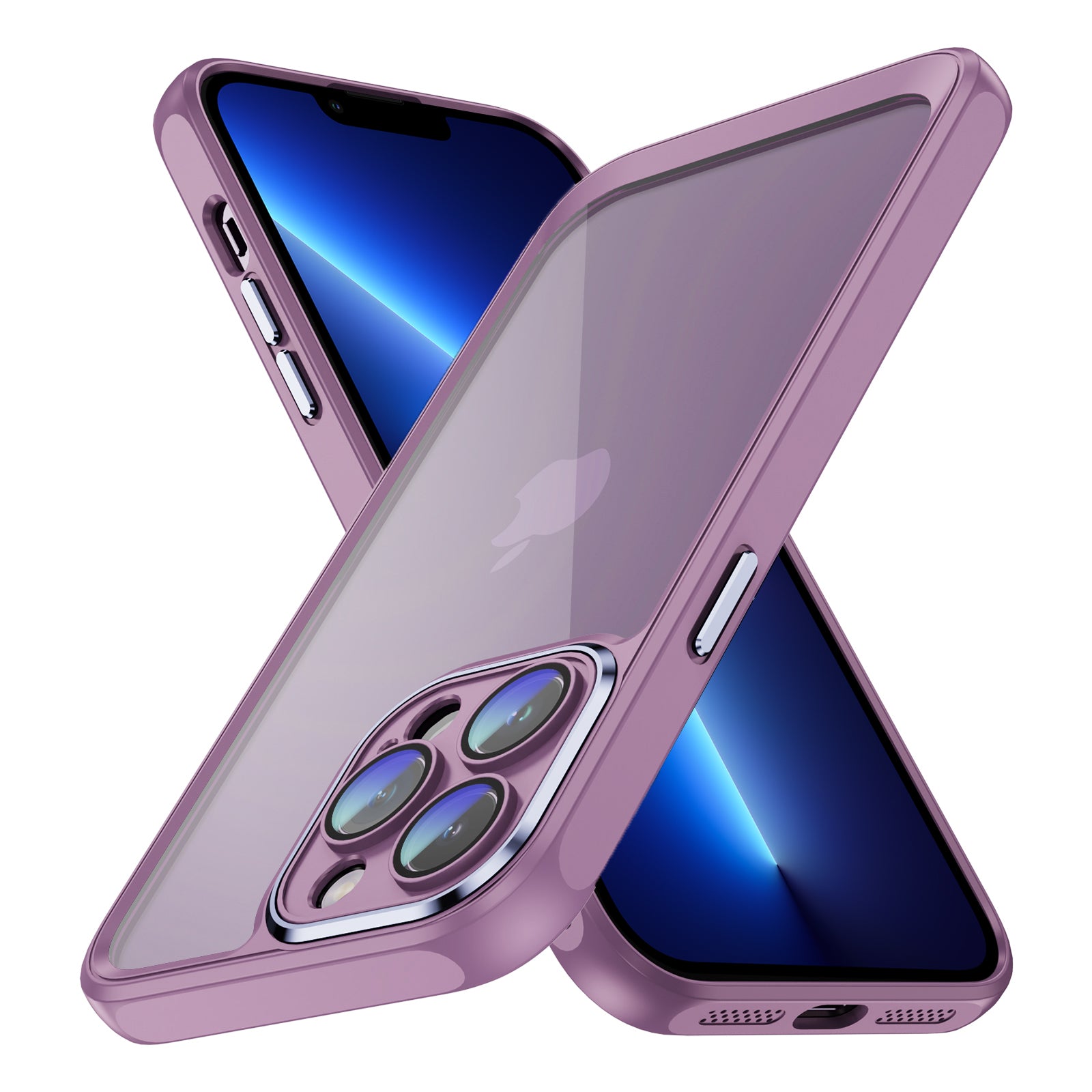 For iPhone 13 Pro Max Clear Back Phone Case Acrylic+TPU Hybrid Shockproof Cover with Camera Lens Protector For iPhone 13 Pro Max Clear Back Phone Case Acrylic+TPU Hybrid Shockproof Cover with Camera Lens Protector